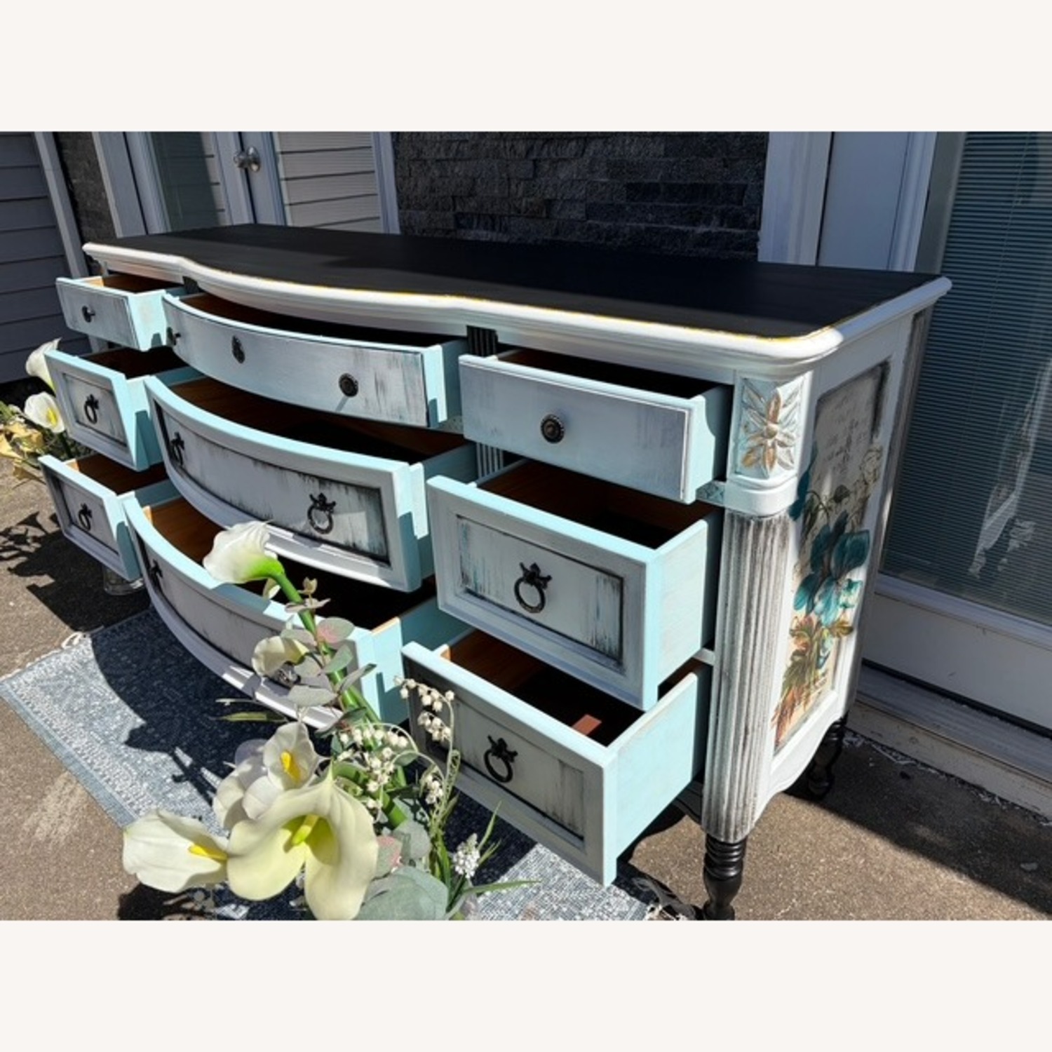 Vintage/Antique White Dresser - image-11