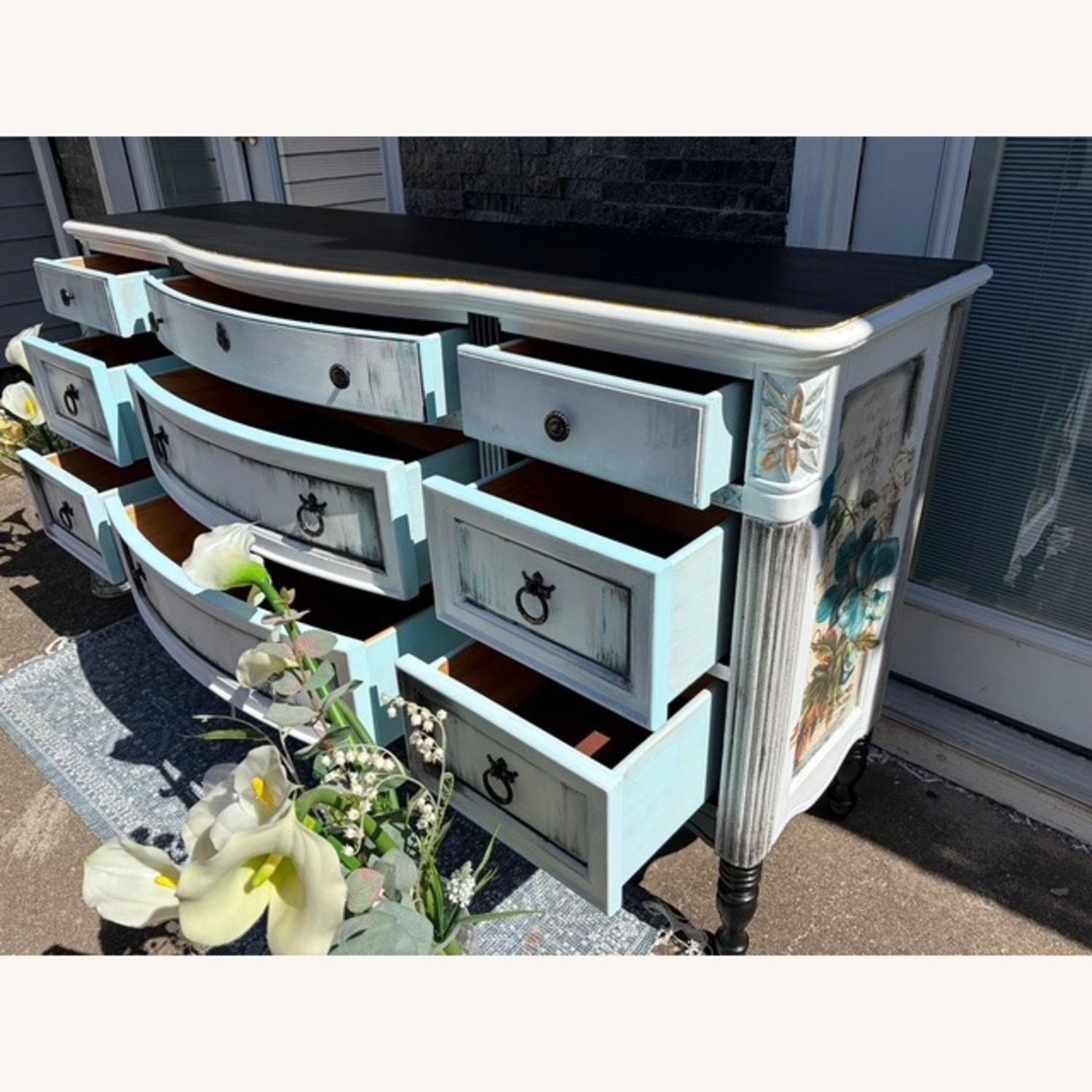 Vintage/Antique White Dresser - image-10