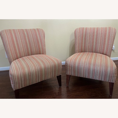 Used Taylor Made Custom Furniture Orange Accent Chairs for sale on AptDeco