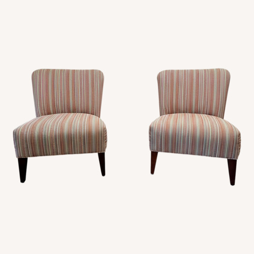 Used Taylor Made Custom Furniture Orange Accent Chairs for sale on AptDeco