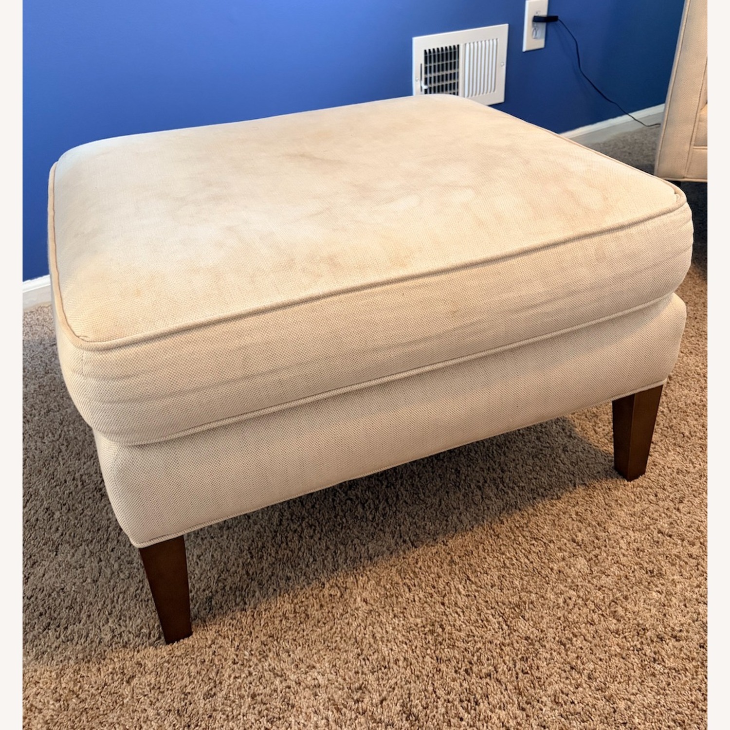 Mitchell Gold + Bob Williams Natural Ottoman - image-1