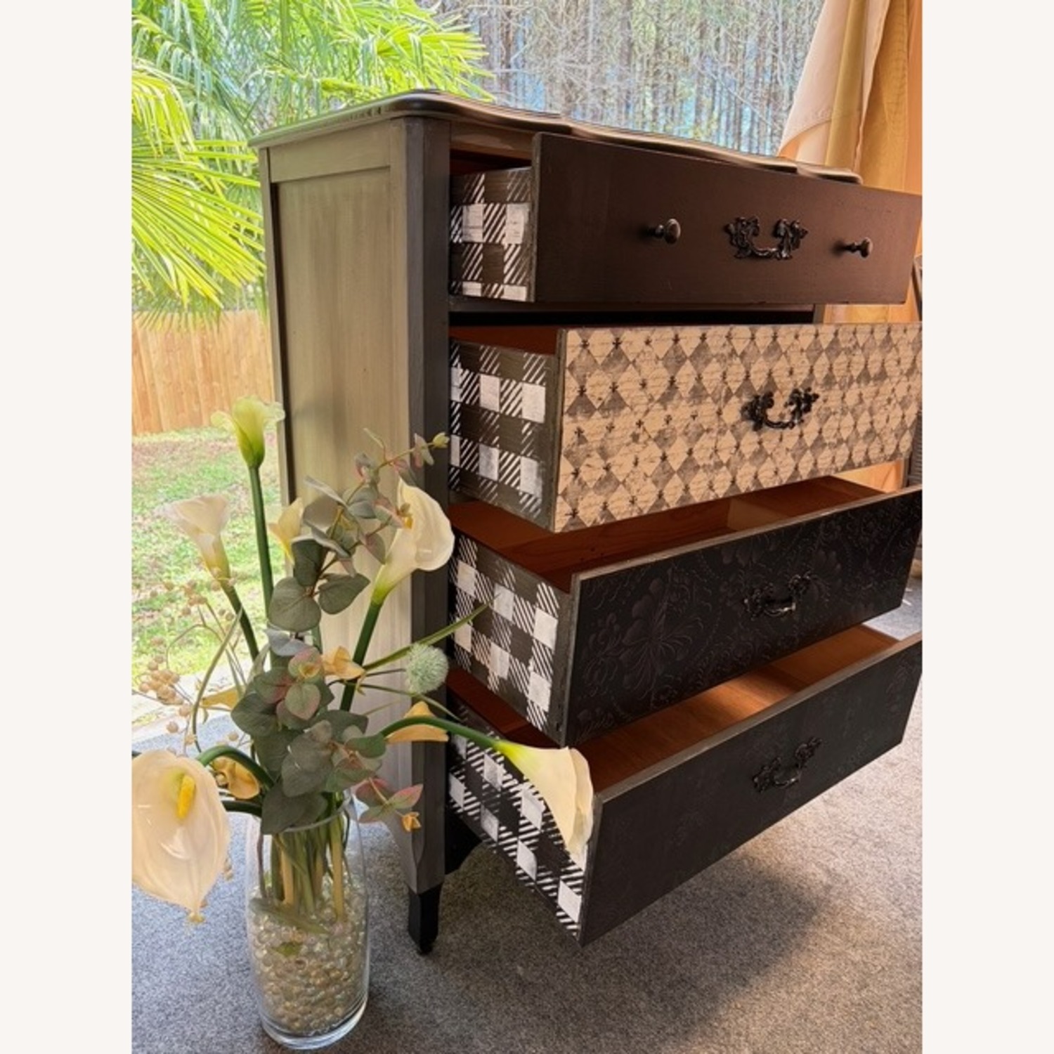 Vintage/Antique Black Dresser - image-6