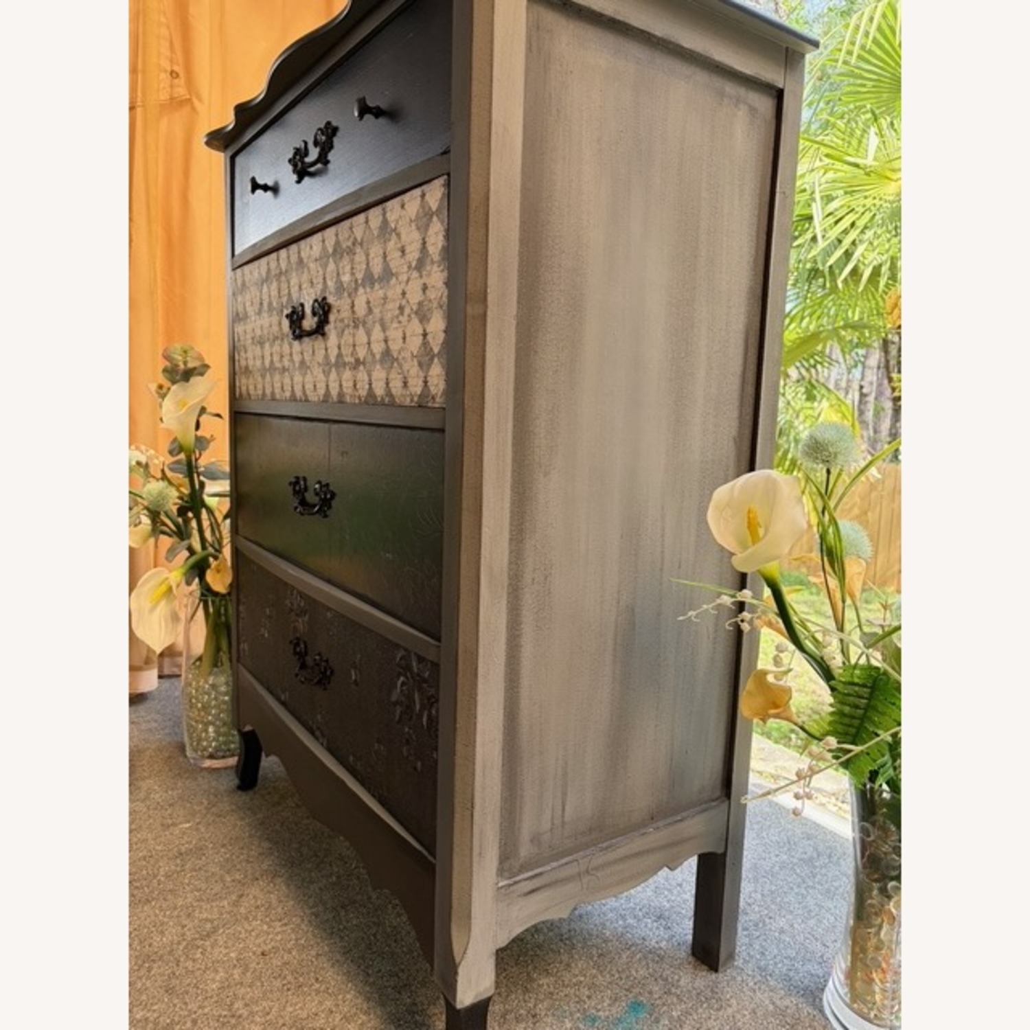 Vintage/Antique Black Dresser - image-2