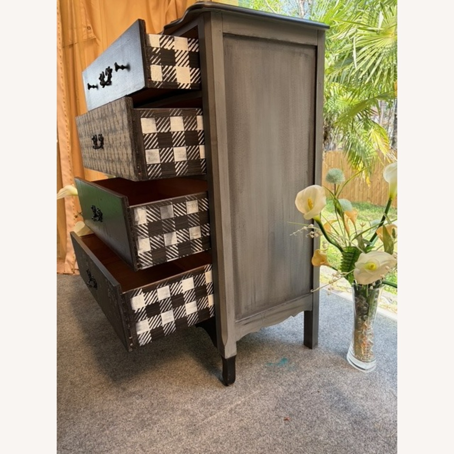 Vintage/Antique Black Dresser - image-5