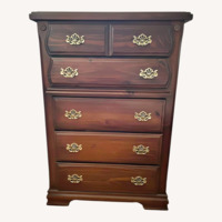 Dark Brown Wood Chest