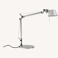 Artemide Tolomeo Light Gray Metal Table Lamp