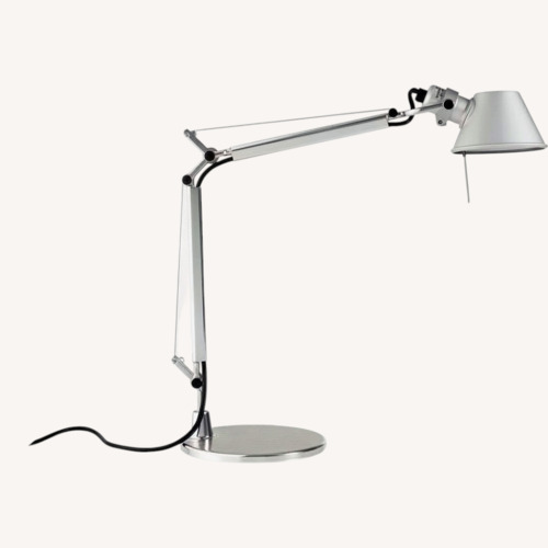 Used Artemide Tolomeo Light Gray Metal Table Lamp for sale on AptDeco