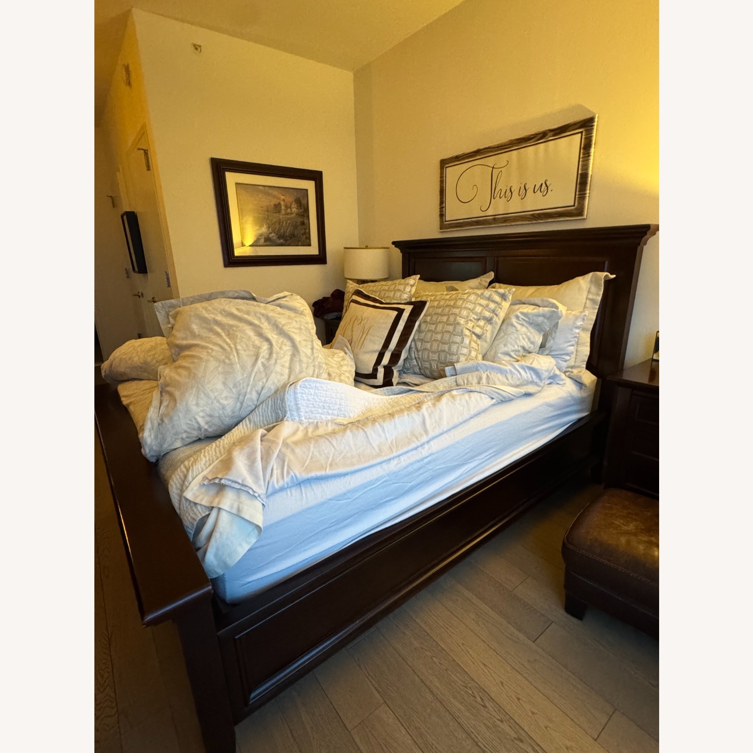 Pottery Barn Hudson Queen Bed - image-2