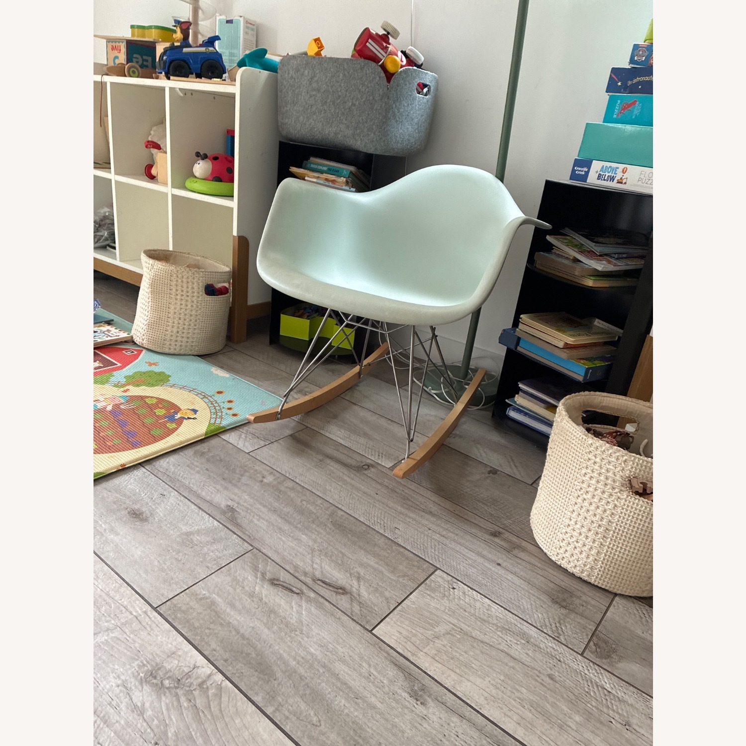 Herman Miller Eames Green Plastic Armchair - image-1