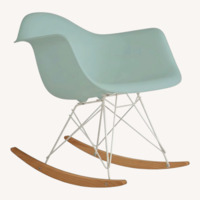 Herman Miller Eames Green Plastic Armchair