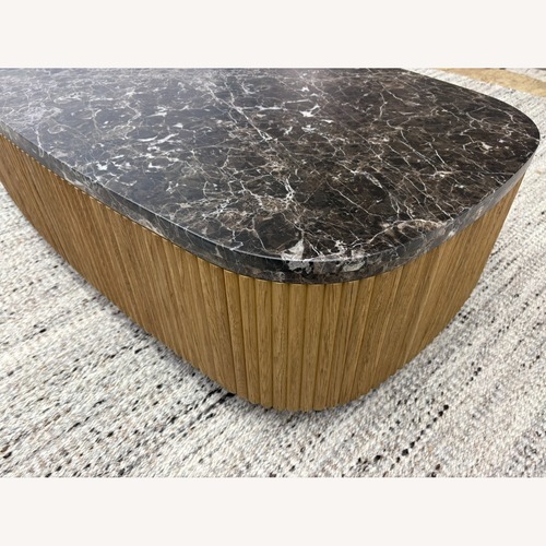 Used RH Mulholland Emperador Coffee Table – 60" for sale on AptDeco