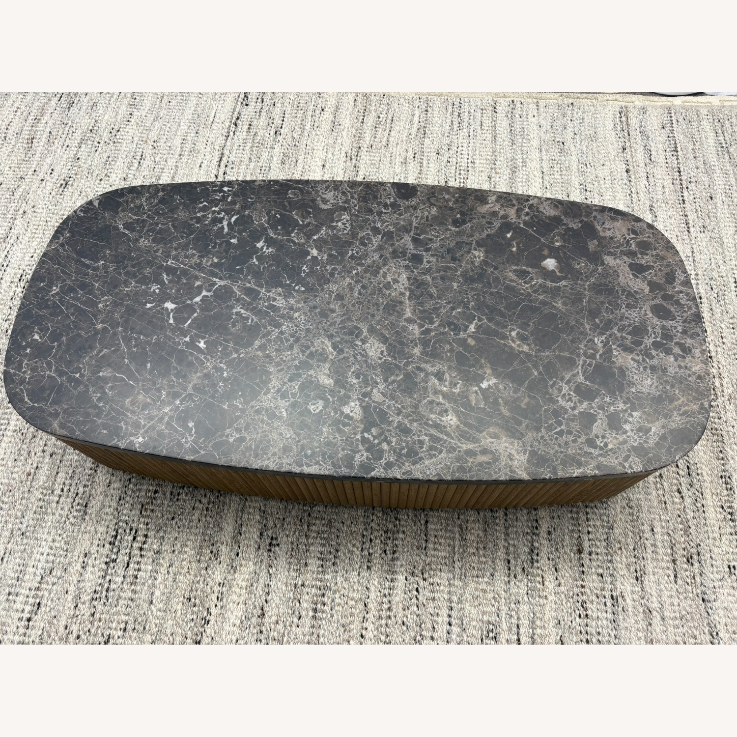 RH Mulholland Emperador Coffee Table – 60" - image-16