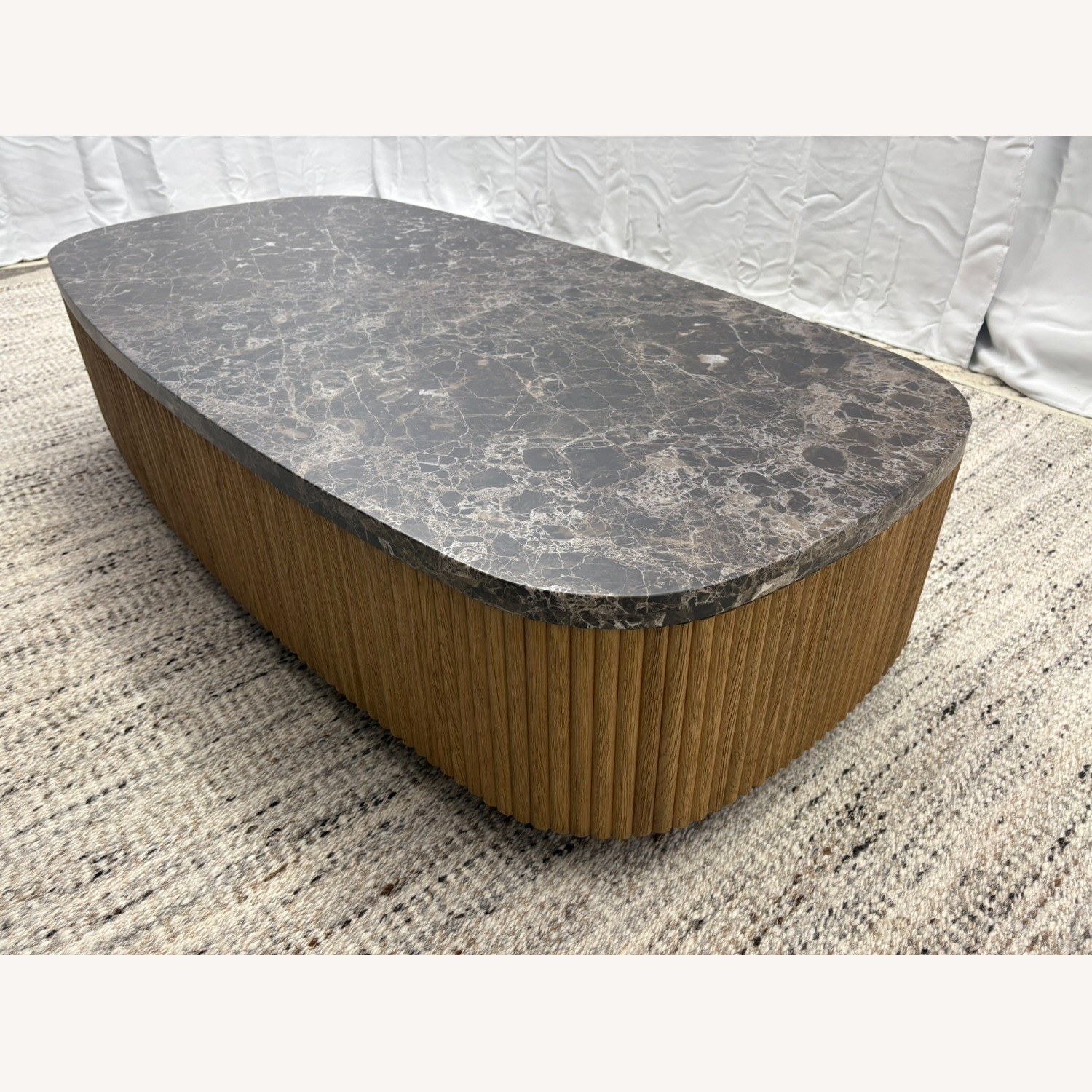 RH Mulholland Emperador Coffee Table – 60" - image-13