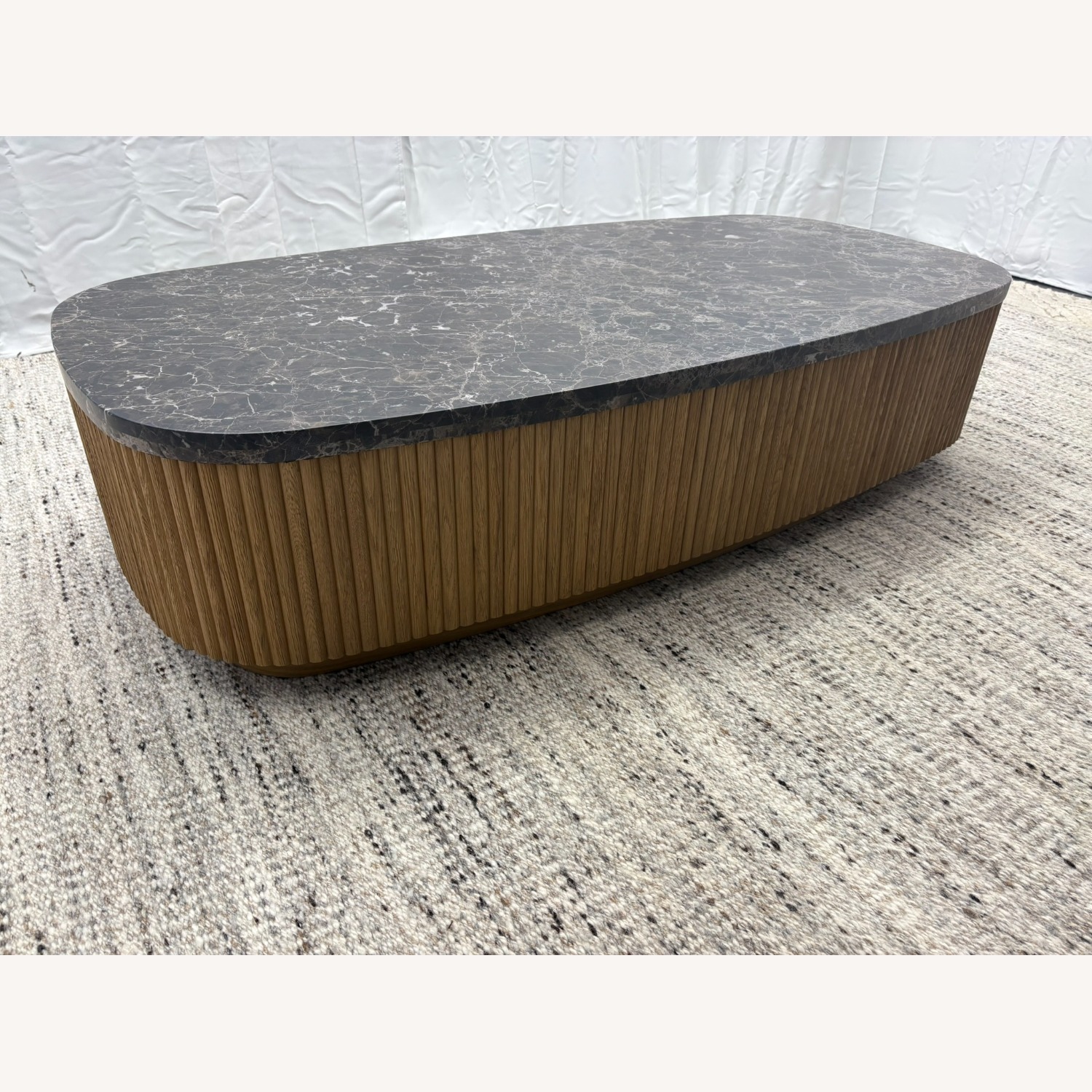 RH Mulholland Emperador Coffee Table – 60" - image-34