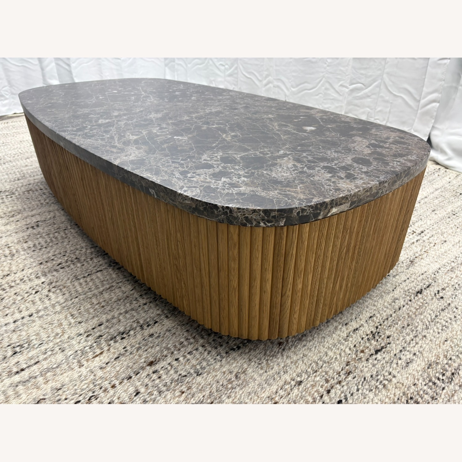 RH Mulholland Emperador Coffee Table – 60" - image-12