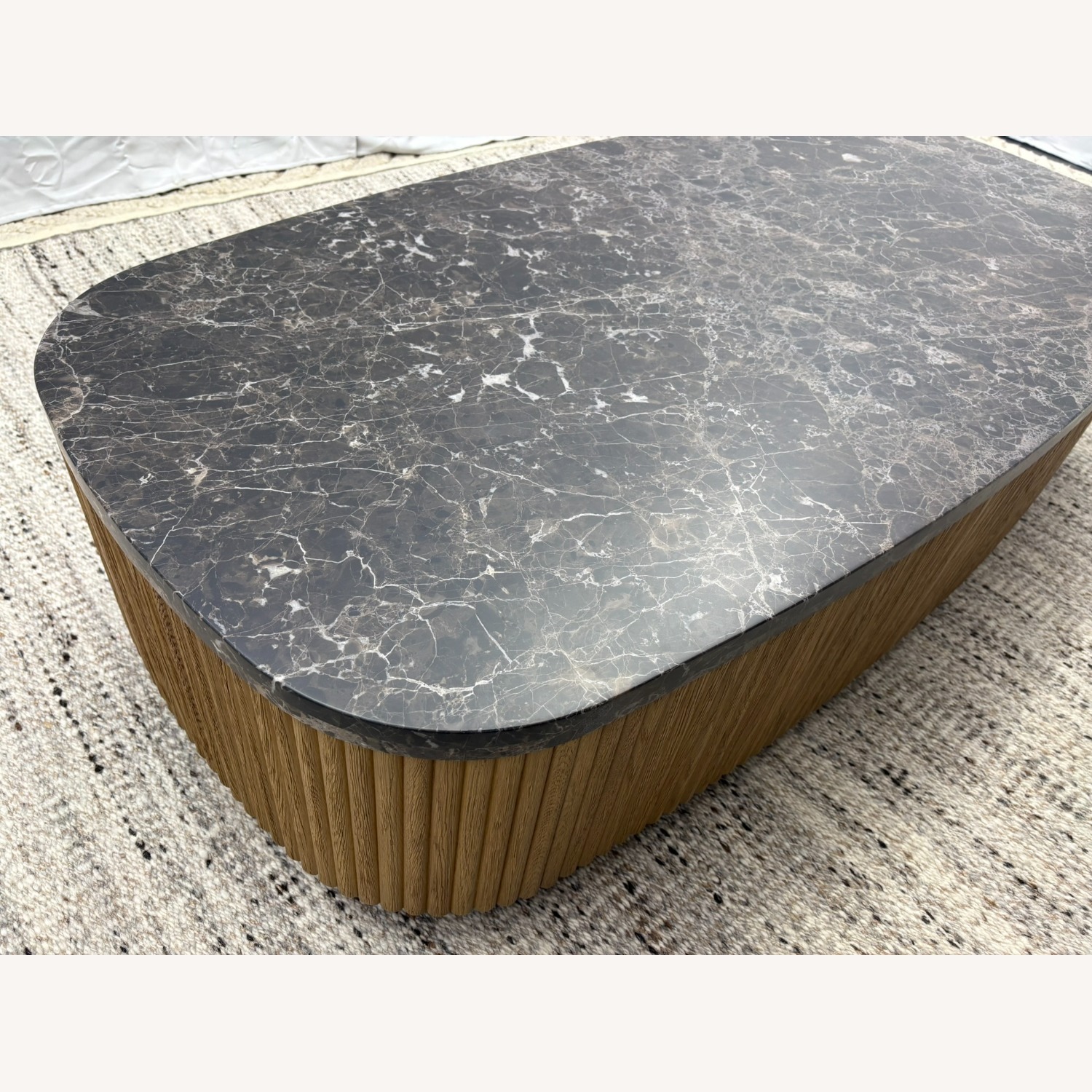 RH Mulholland Emperador Coffee Table – 60" - image-25