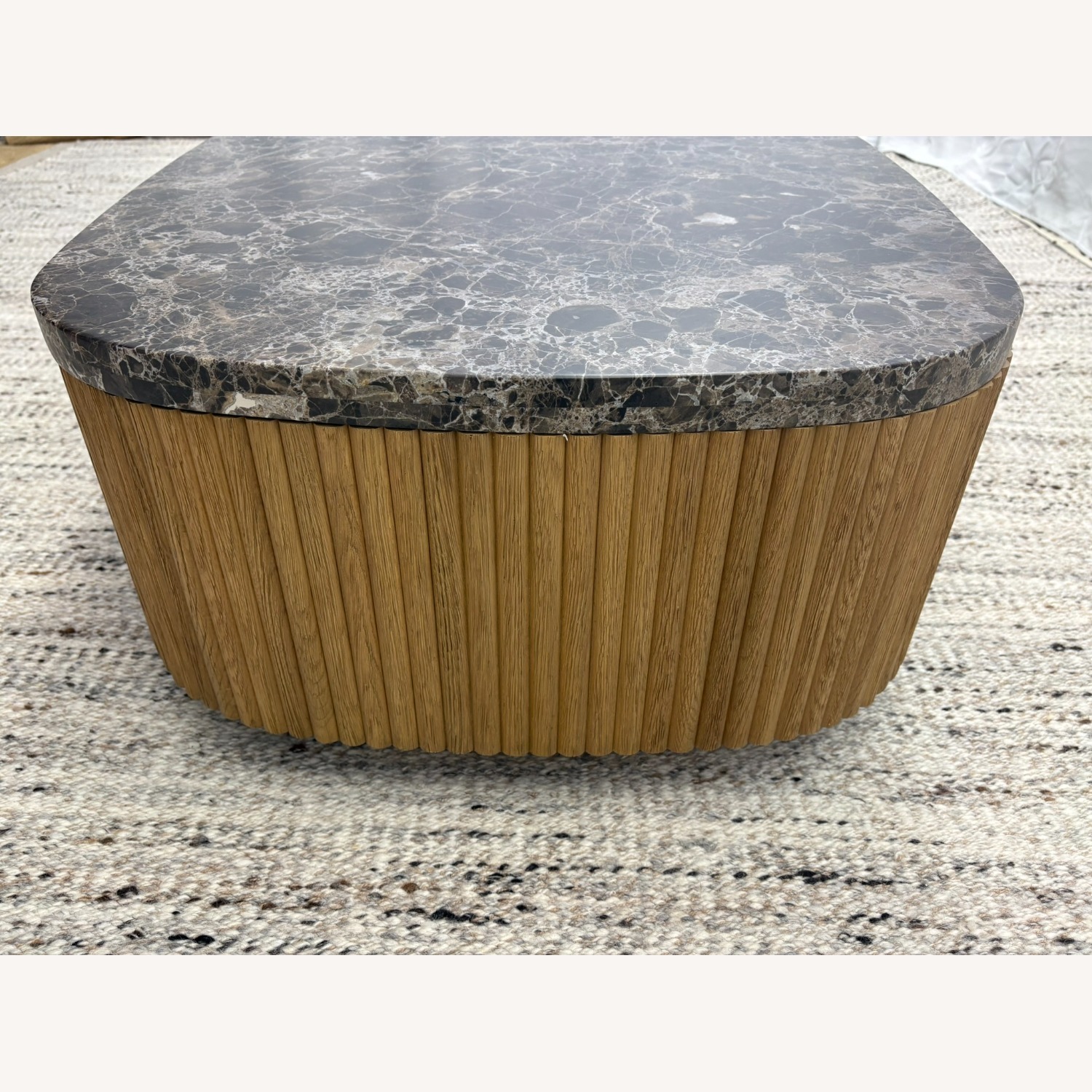 RH Mulholland Emperador Coffee Table – 60" - image-11