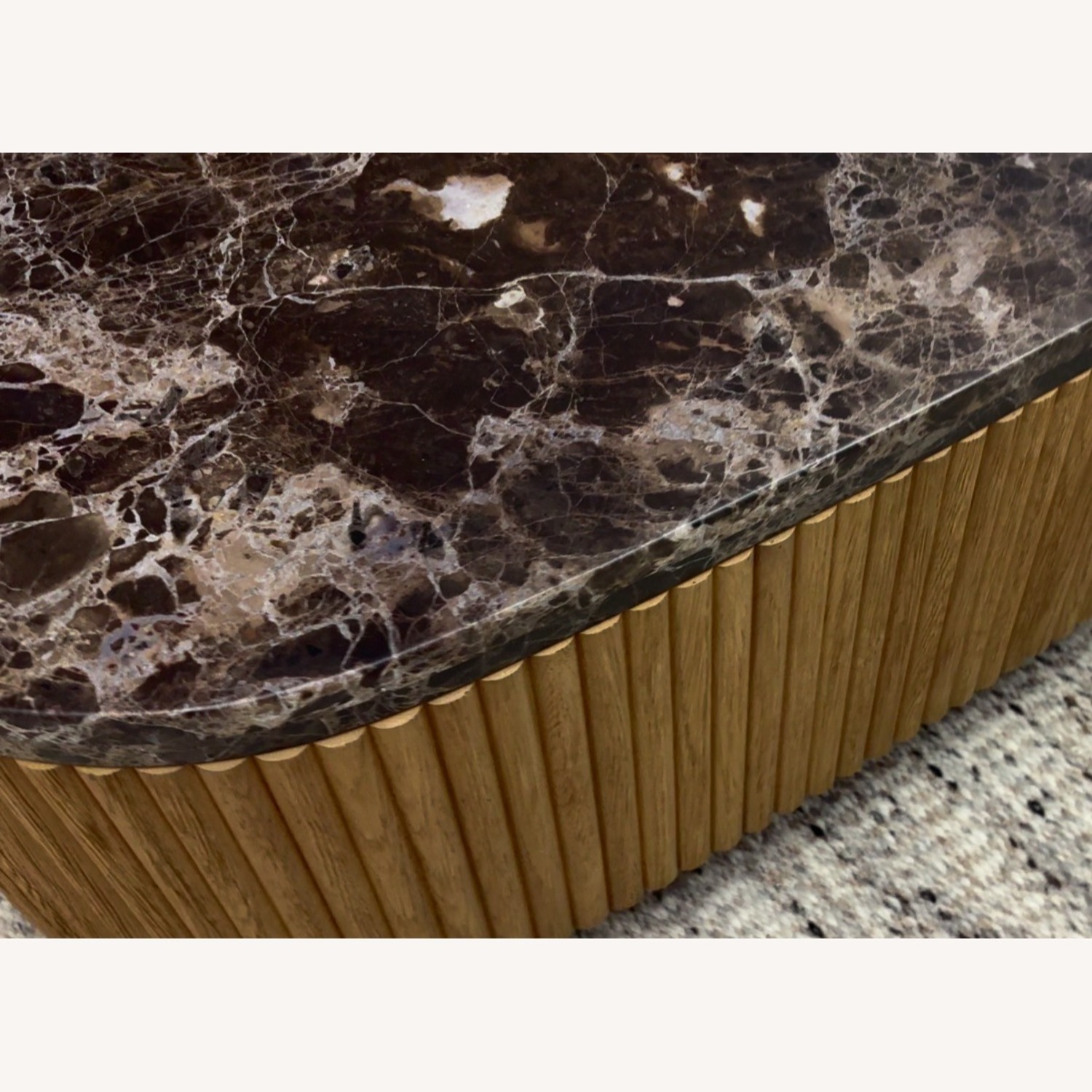 RH Mulholland Emperador Coffee Table – 60" - image-28