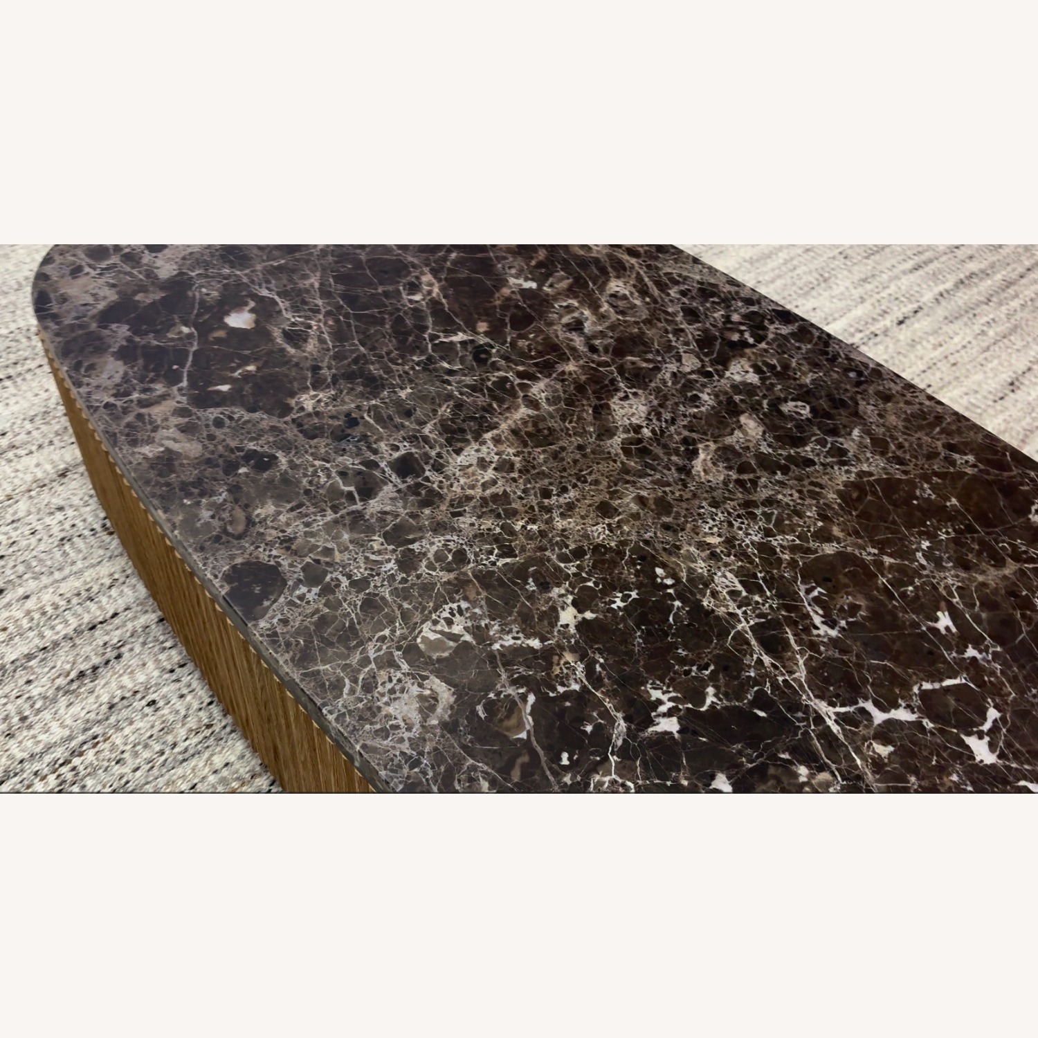 RH Mulholland Emperador Coffee Table – 60" - image-27