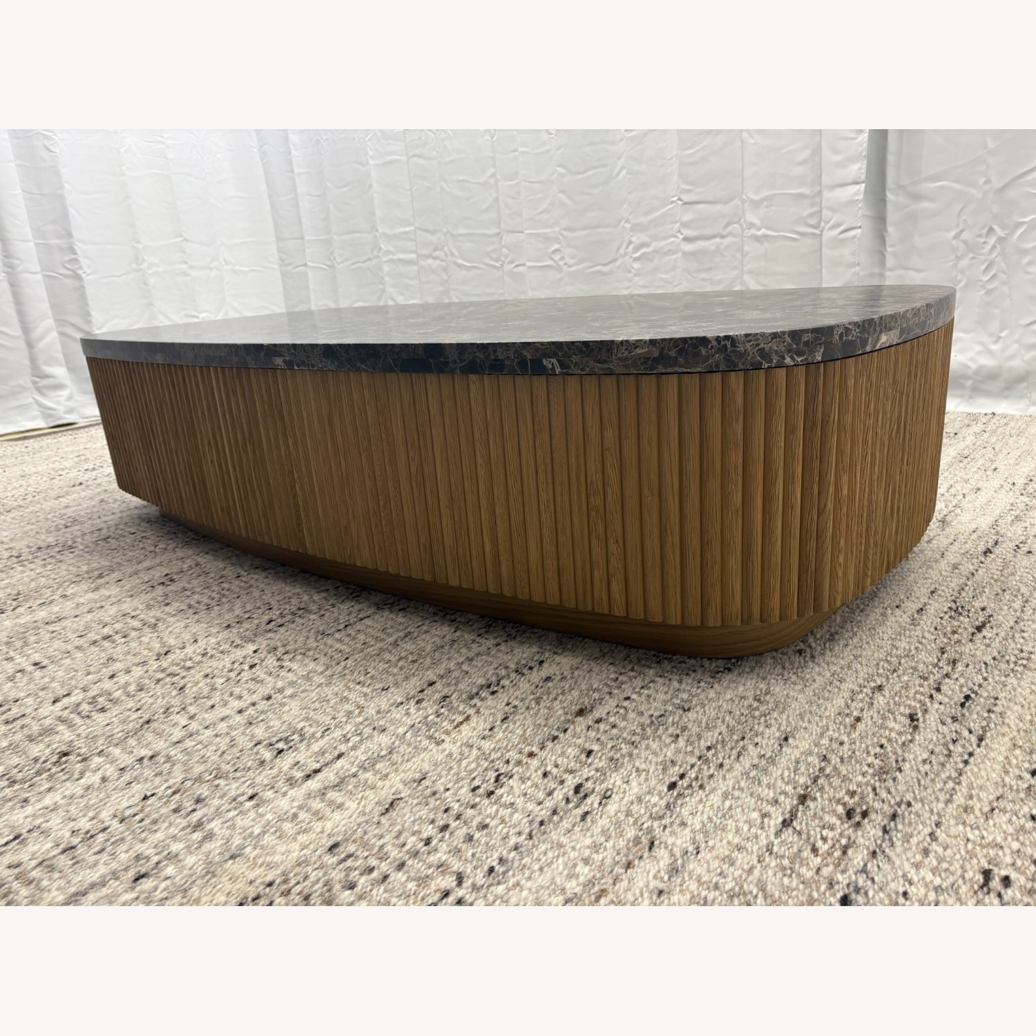 RH Mulholland Emperador Coffee Table – 60" - image-15