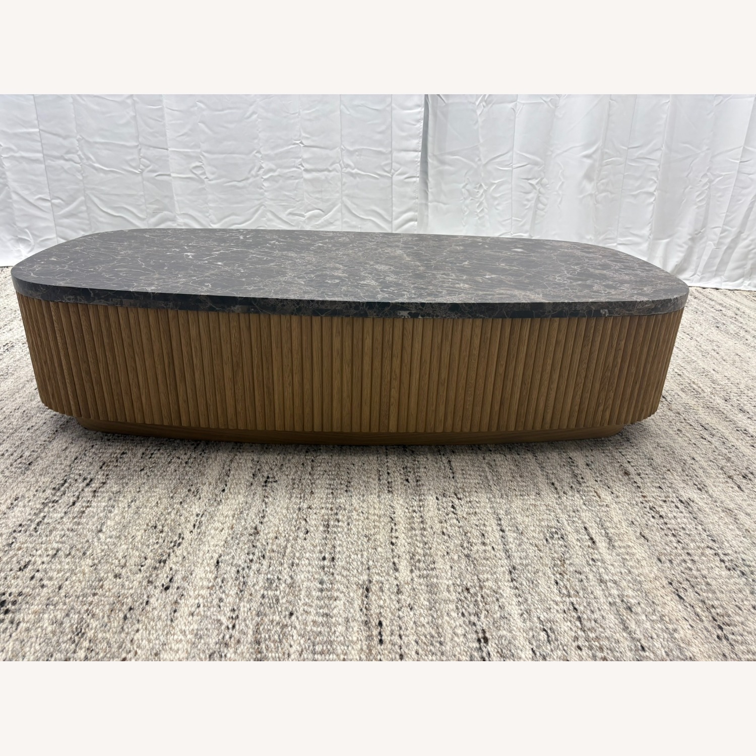 RH Mulholland Emperador Coffee Table – 60" - image-17