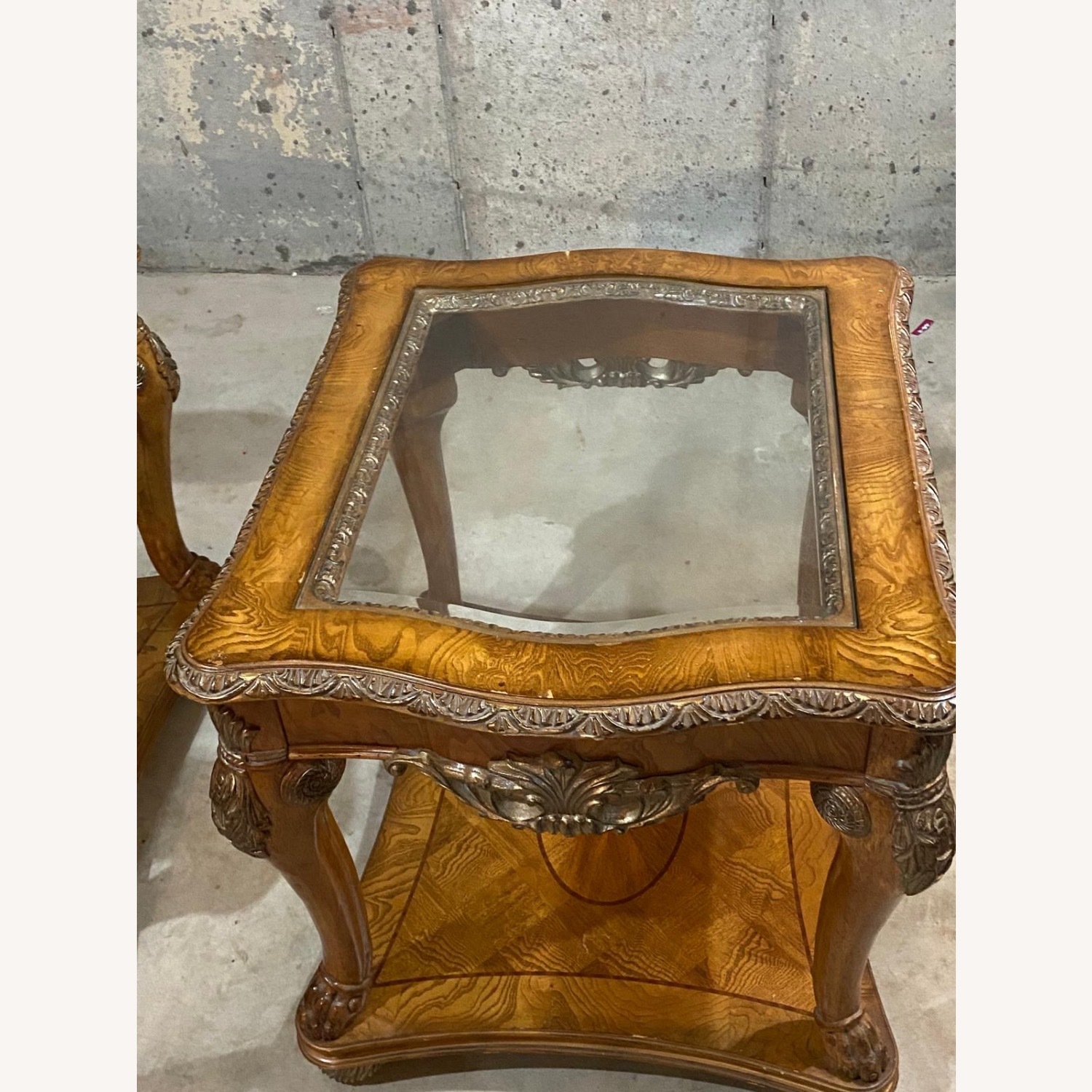 Light Brown Wood Side Tables - image-1