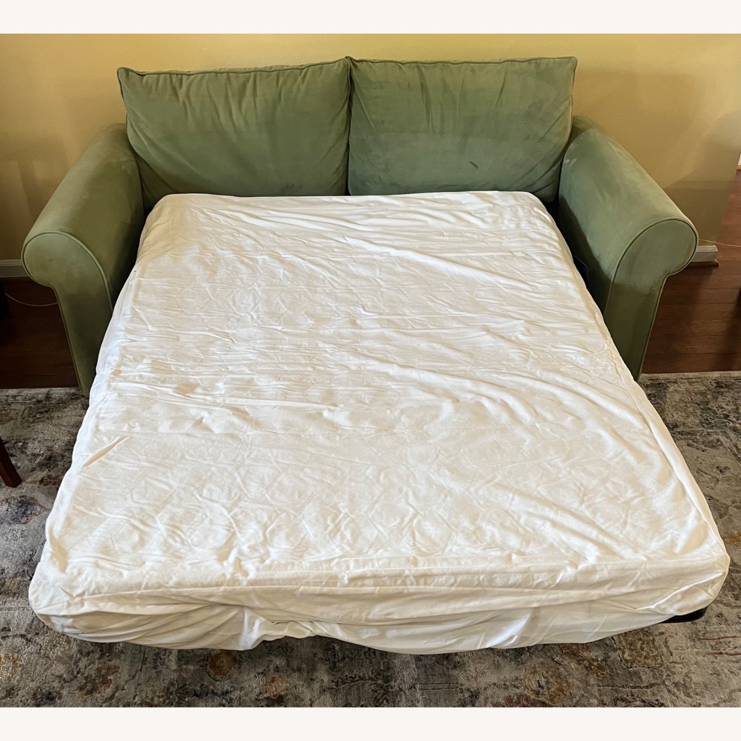 Rooms To Go Green Sleeper Sofa - image-2