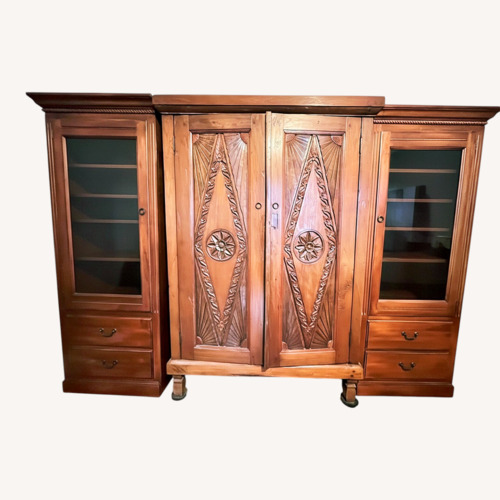 Used Ethan Allen 3-Piece Cabinet Set for sale on AptDeco