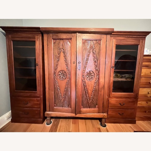 Used Ethan Allen 3-Piece Cabinet Set for sale on AptDeco