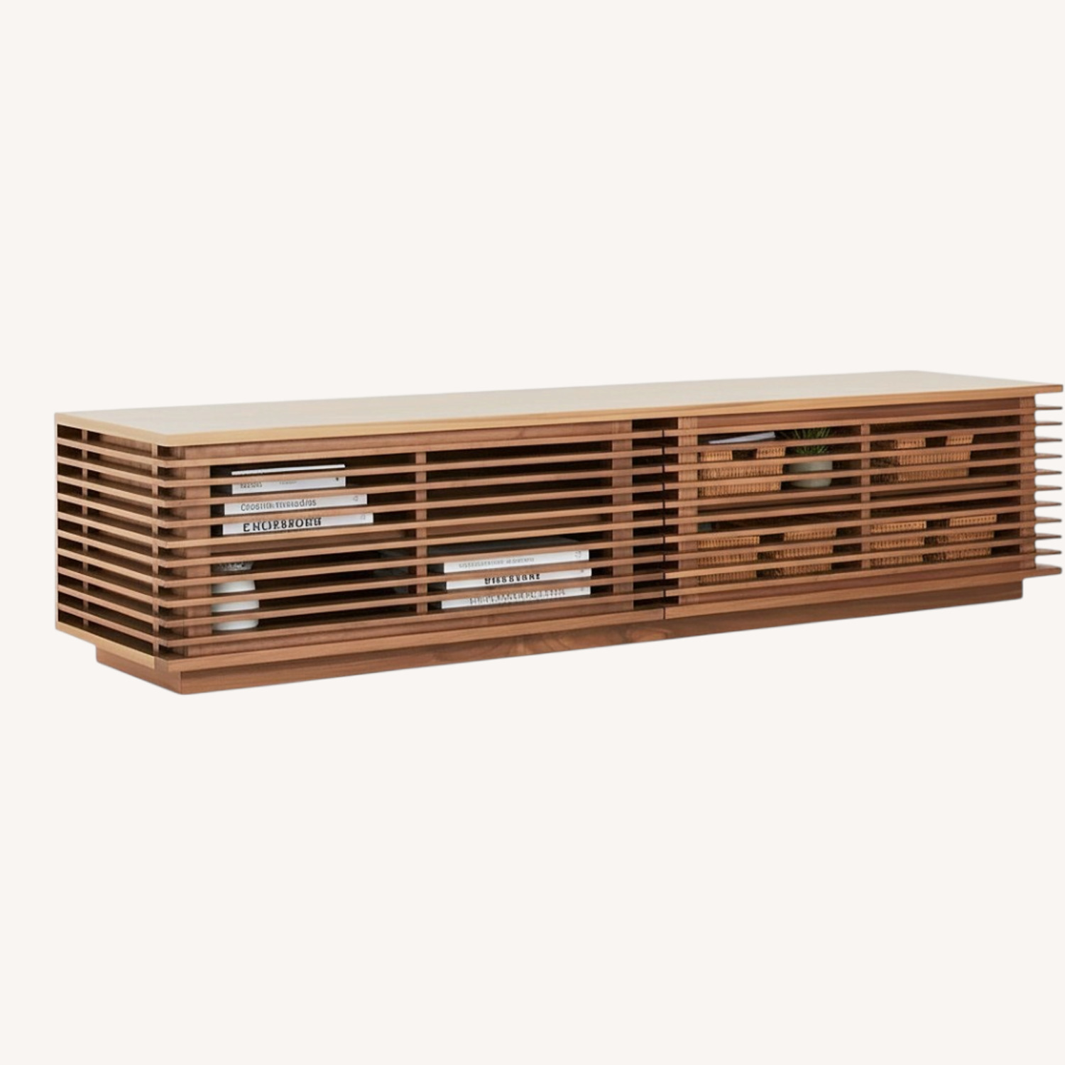 Design Within Reach Line Media Console (Walnut) - image-9