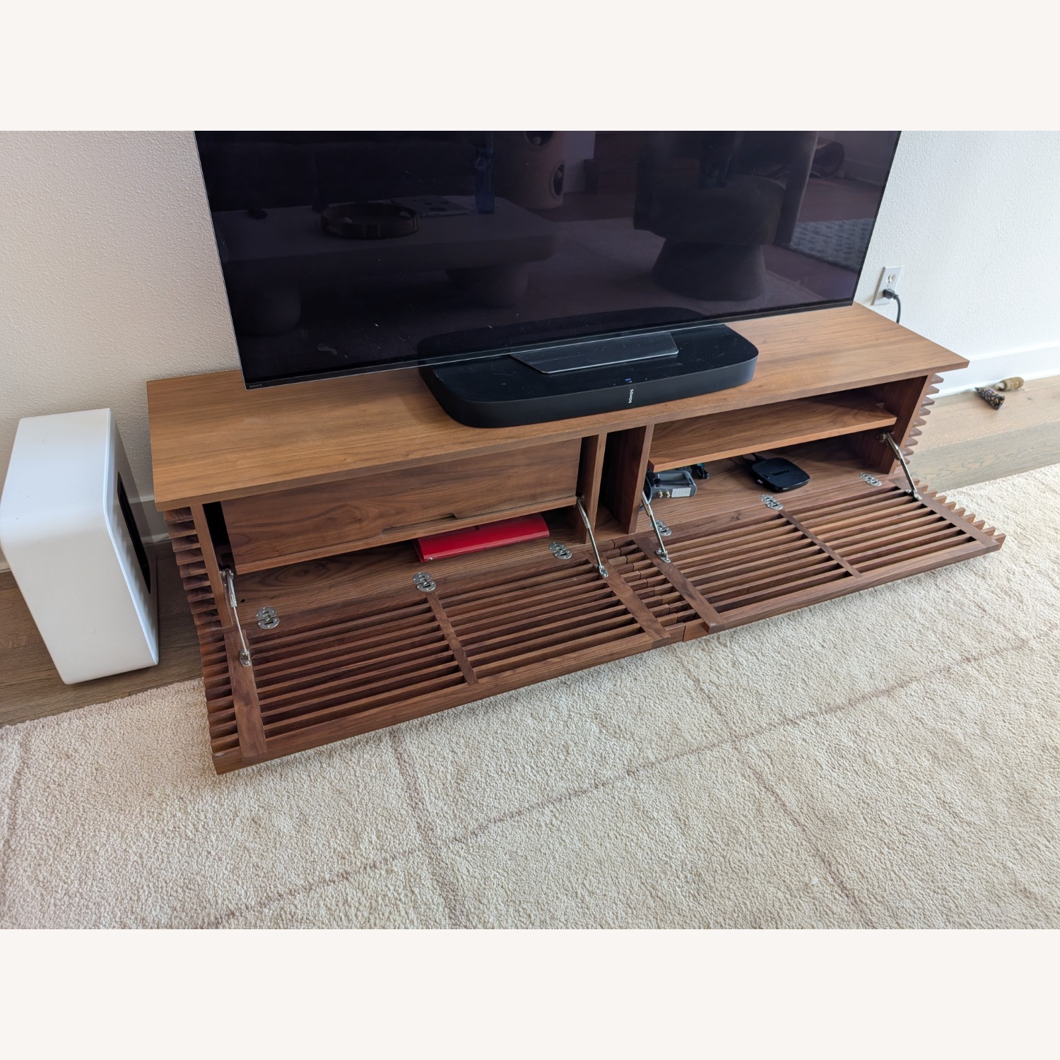 Design Within Reach Line Media Console (Walnut) - image-7