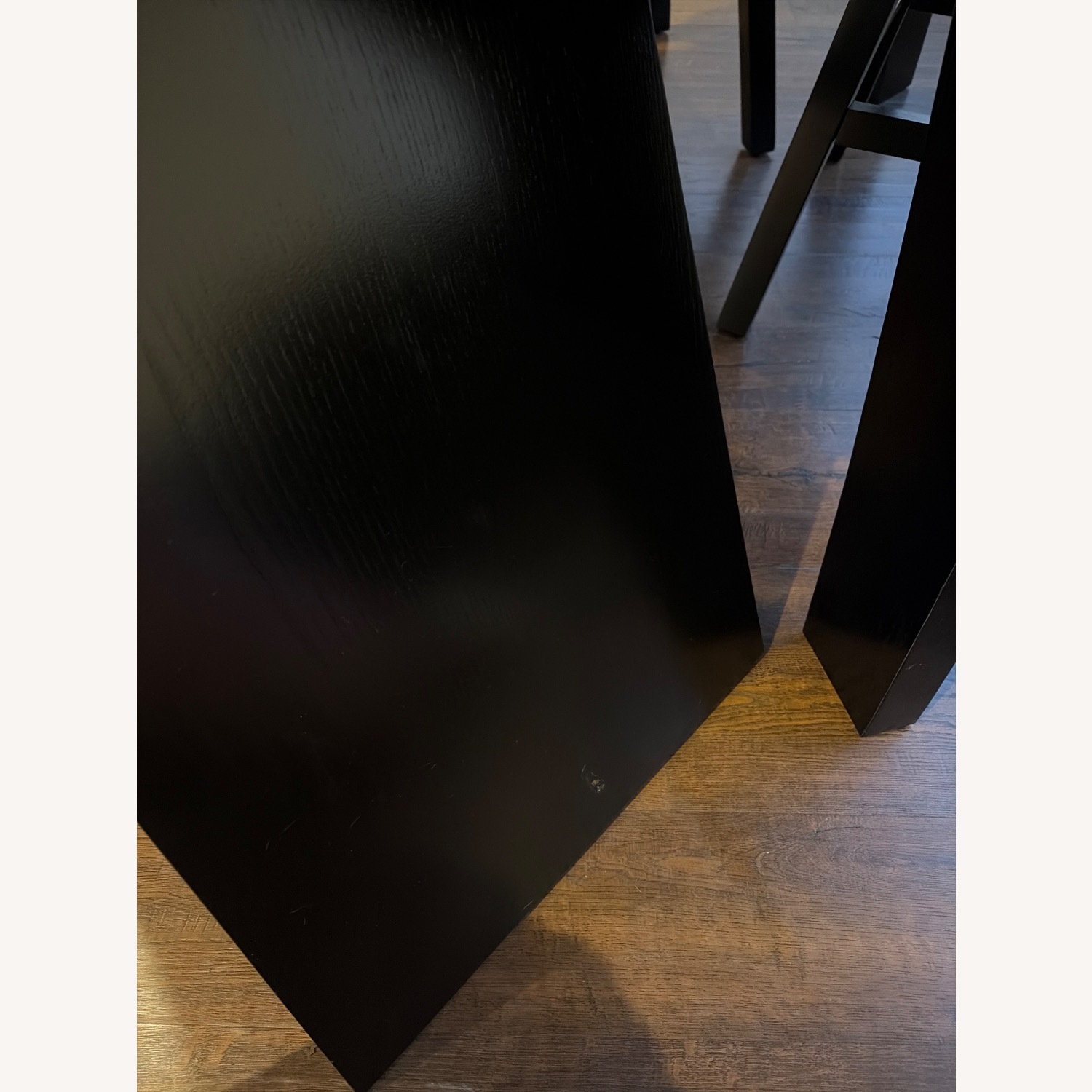 Dark Brown Wood Dining Table - image-3
