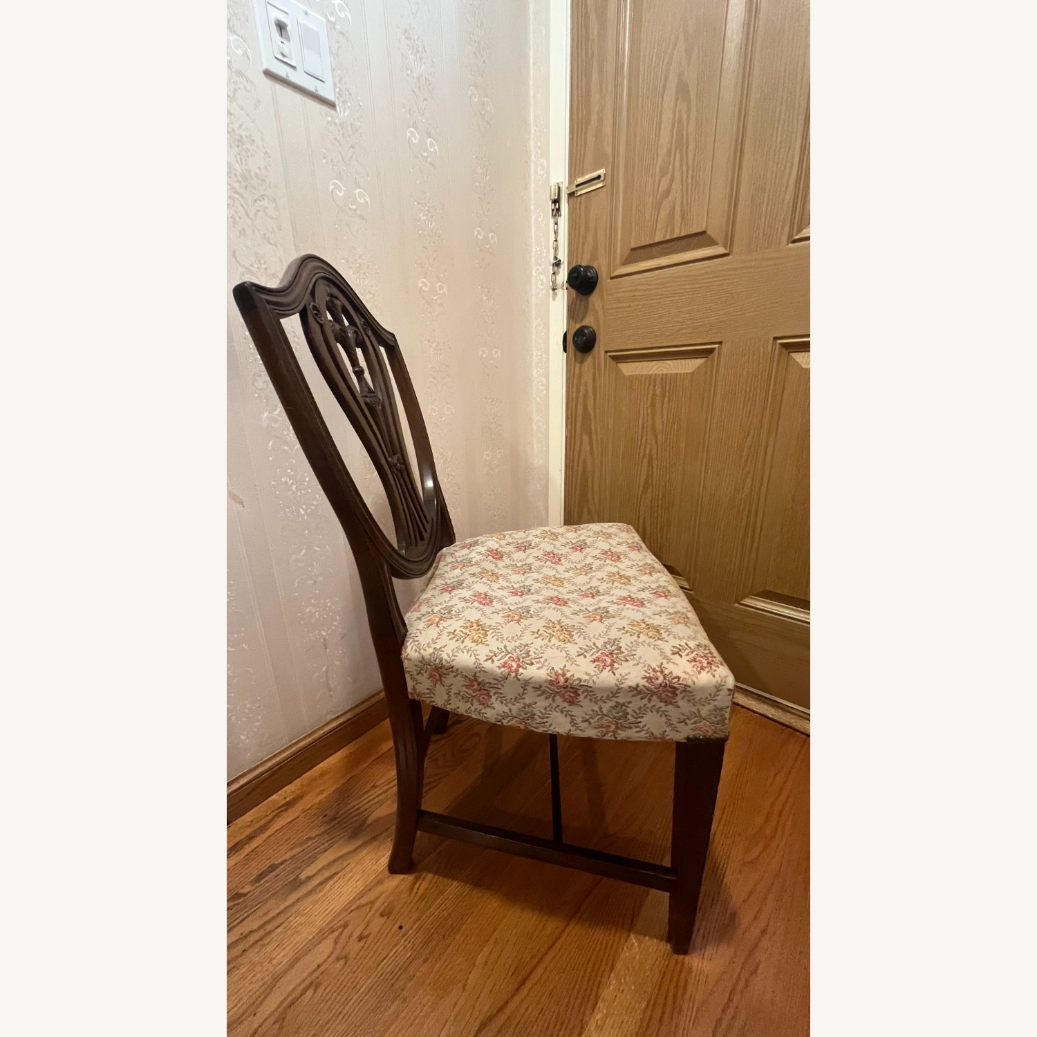 Vintage/Antique Dark Brown Dining Chairs - image-2