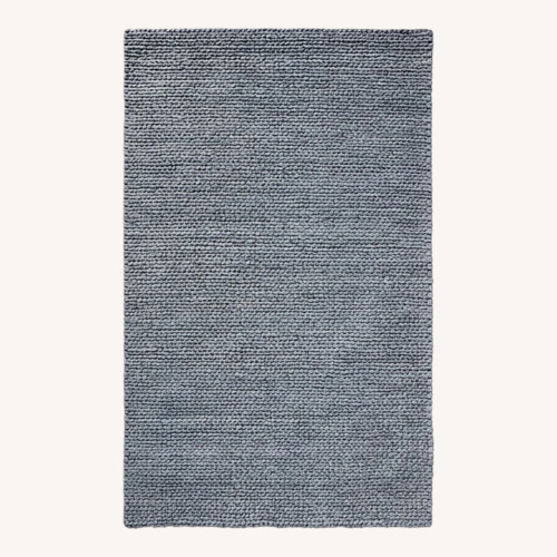 Used Pottery Barn Chunky Knit Sweater Handwoven Rug 8' x 10' for sale on AptDeco