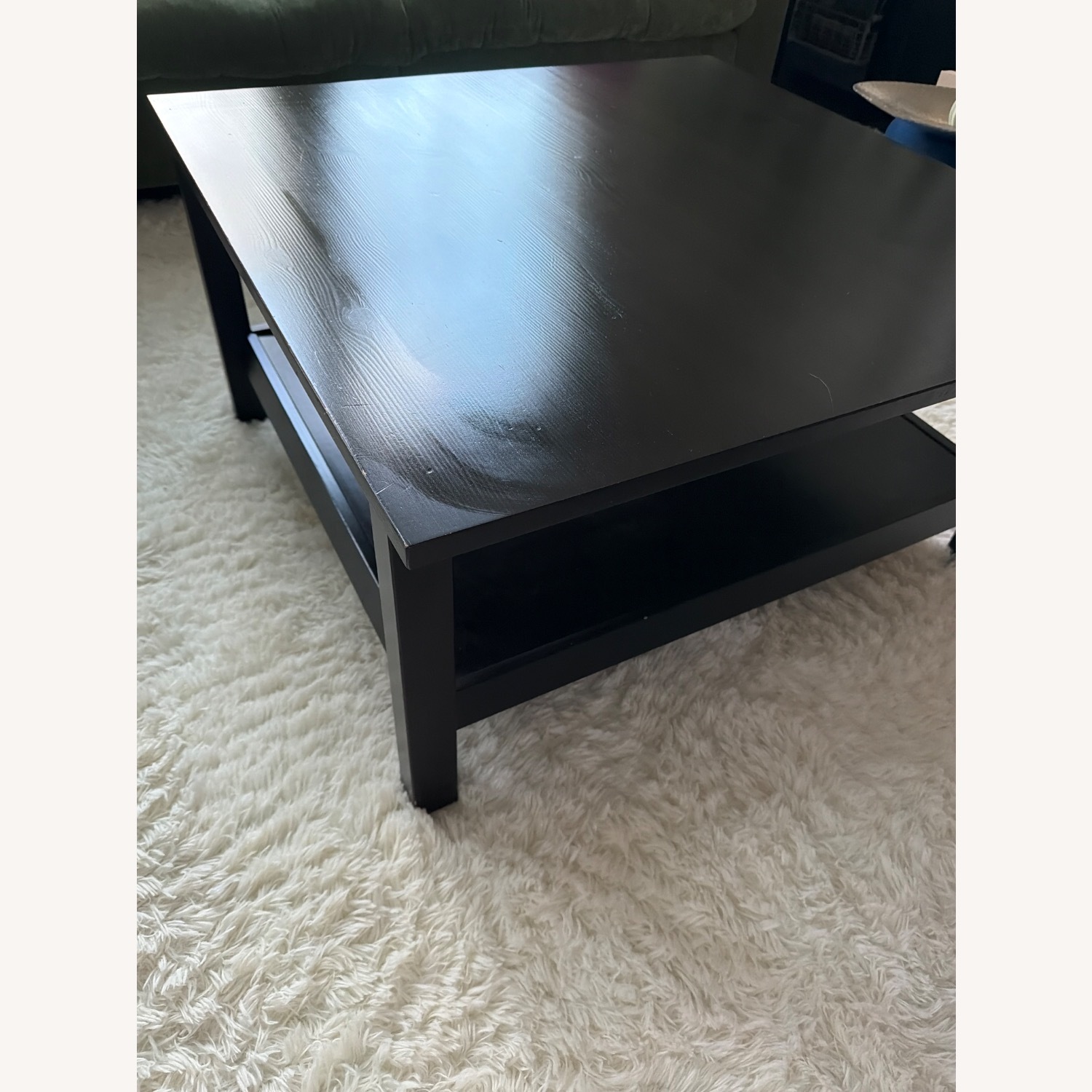 IKEA Dark Brown Wood Coffee Table - image-3