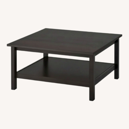 Used IKEA Dark Brown Wood Coffee Table for sale on AptDeco
