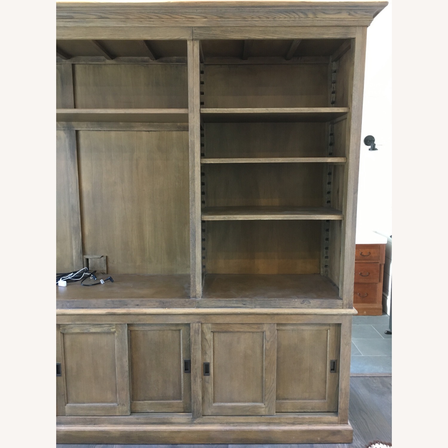 Restoration Hardware 20th C. English Slider Media System - image-10