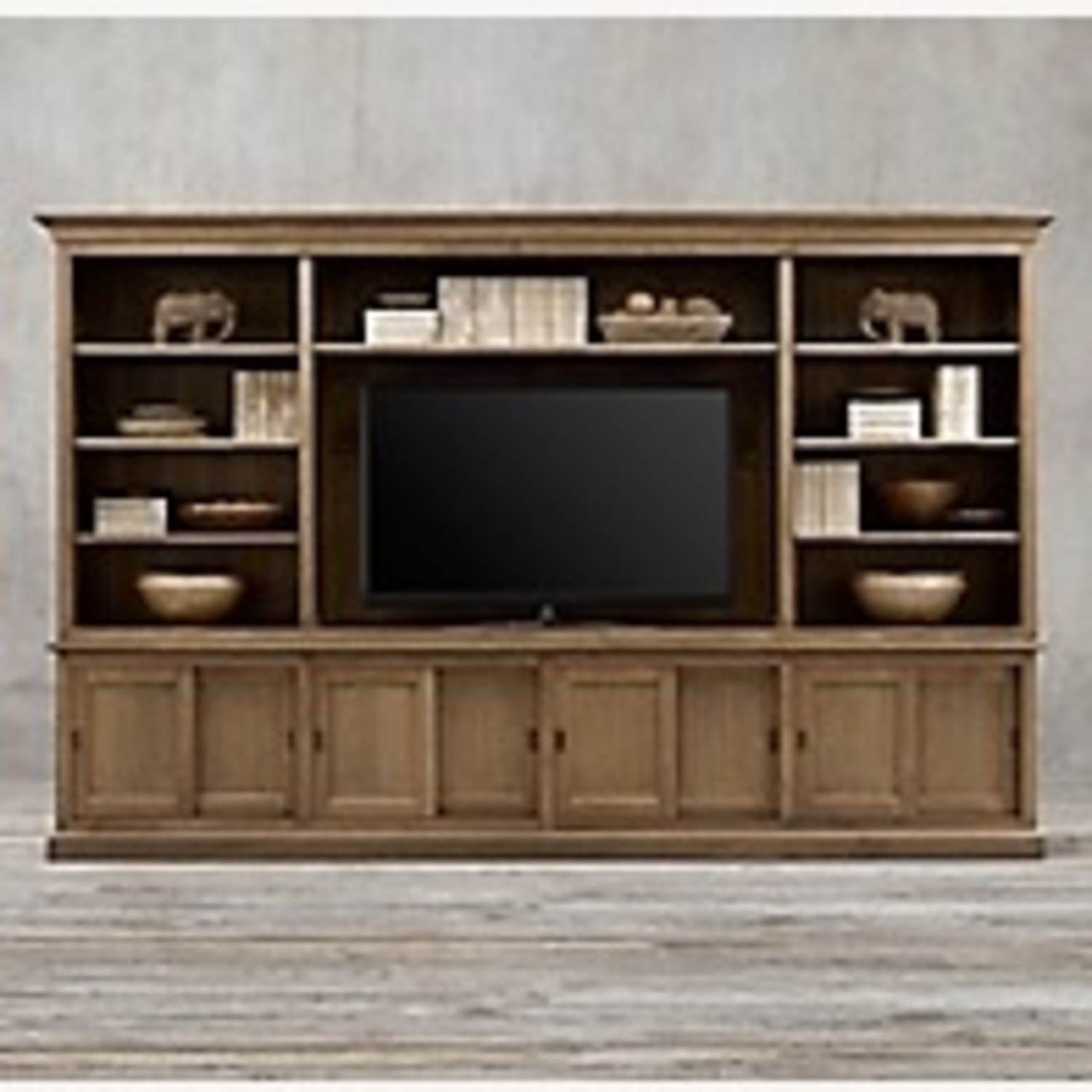 Restoration Hardware 20th C. English Slider Media System - image-1