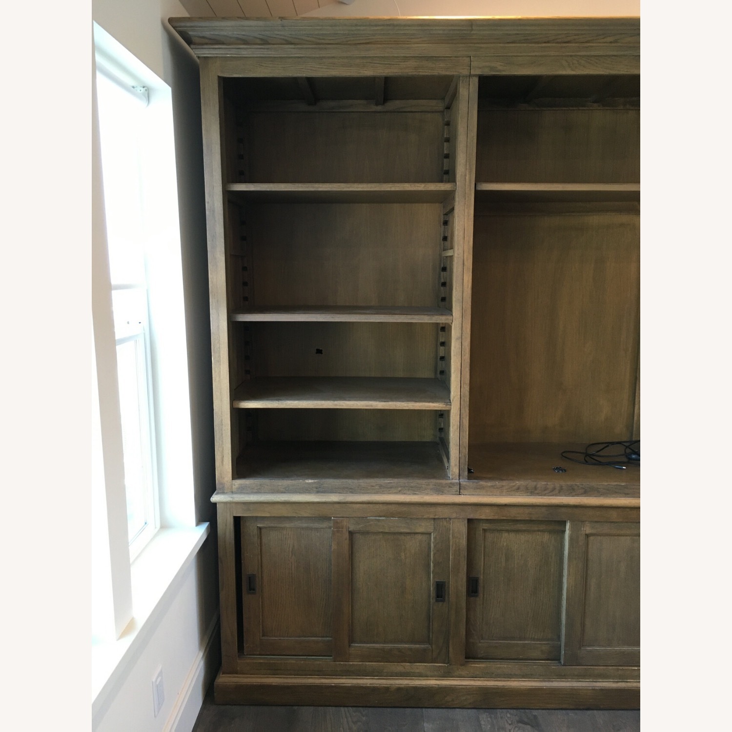 Restoration Hardware 20th C. English Slider Media System - image-11