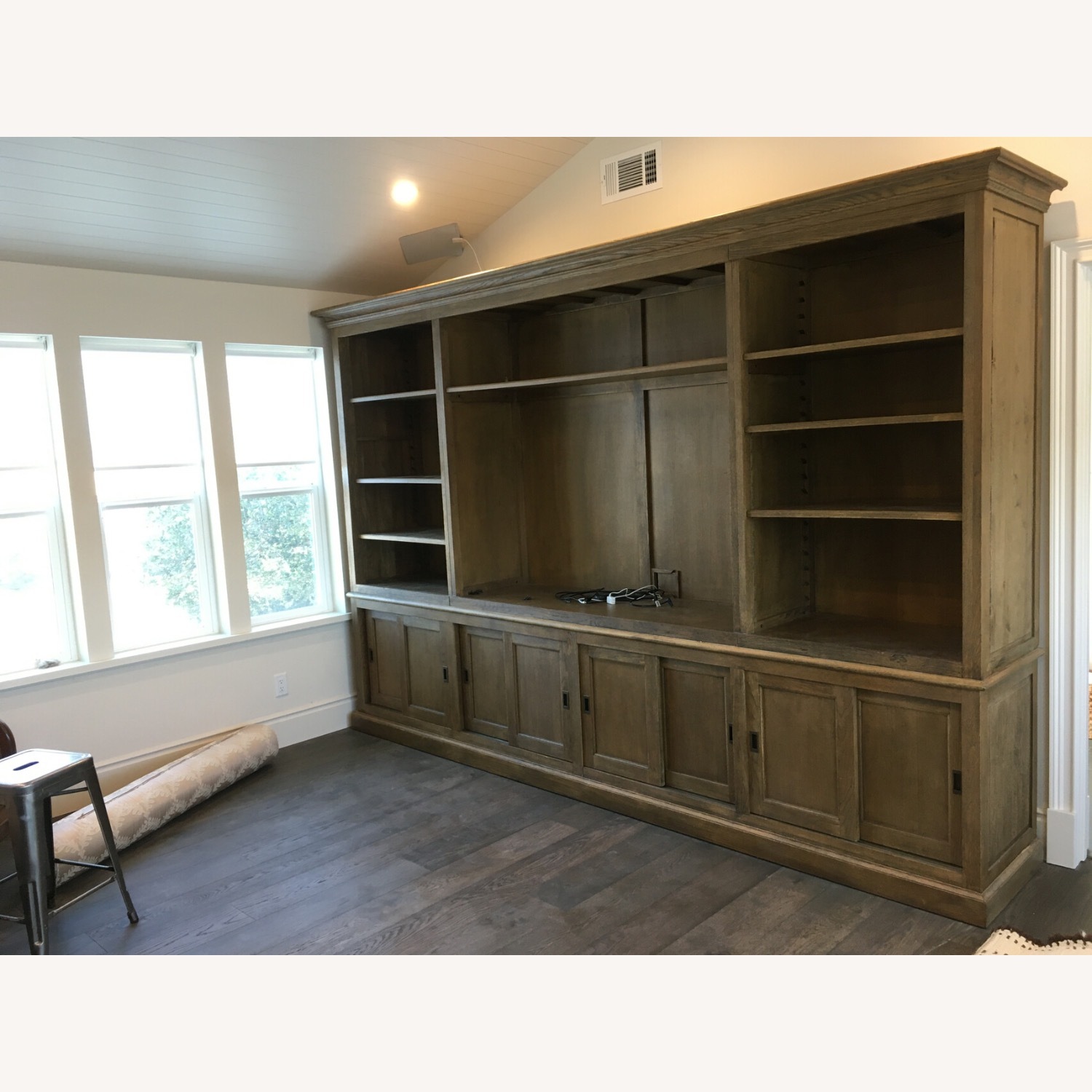 Restoration Hardware 20th C. English Slider Media System - image-5