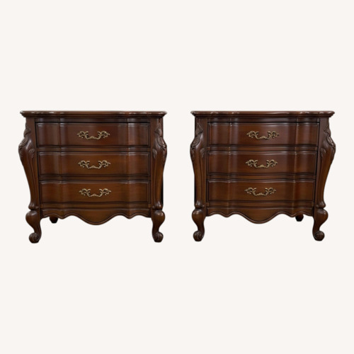 Used Vintage/Antique Solid Cherry Wood Nightstands for sale on AptDeco