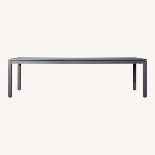 Used Restoration Hardware Aluminum Extendable Table and Chairs for sale on AptDeco