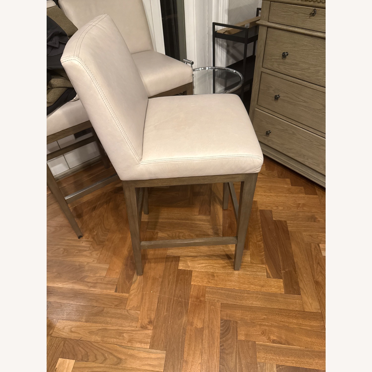 Restoration Hardware Custom Barstools - image-2
