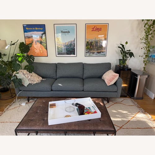 Used Room & Board Jasper 96” Blue Fabric 3+ Seater Sofa for sale on AptDeco