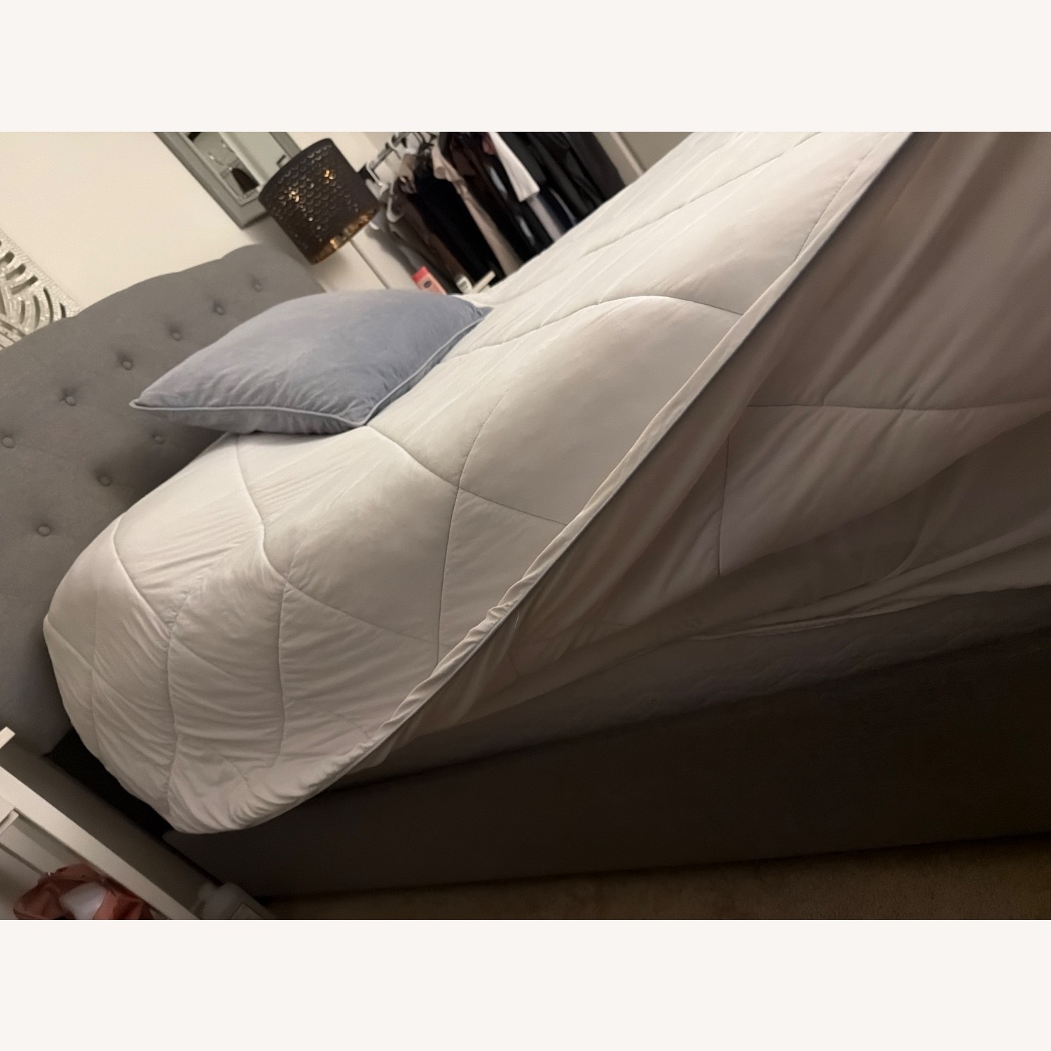 Grey Queen Bed - image-1