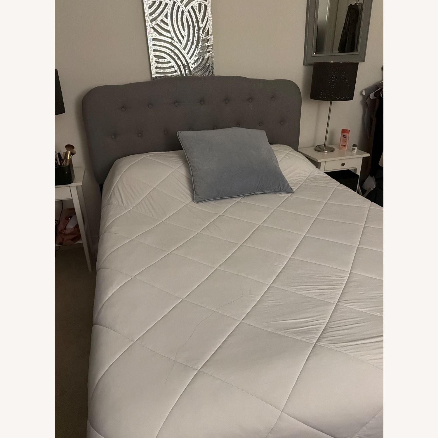 Grey Queen Bed - image-4