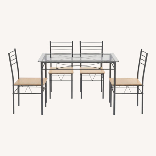 Used Walmart Light Gray Metal Dining Sets for sale on AptDeco