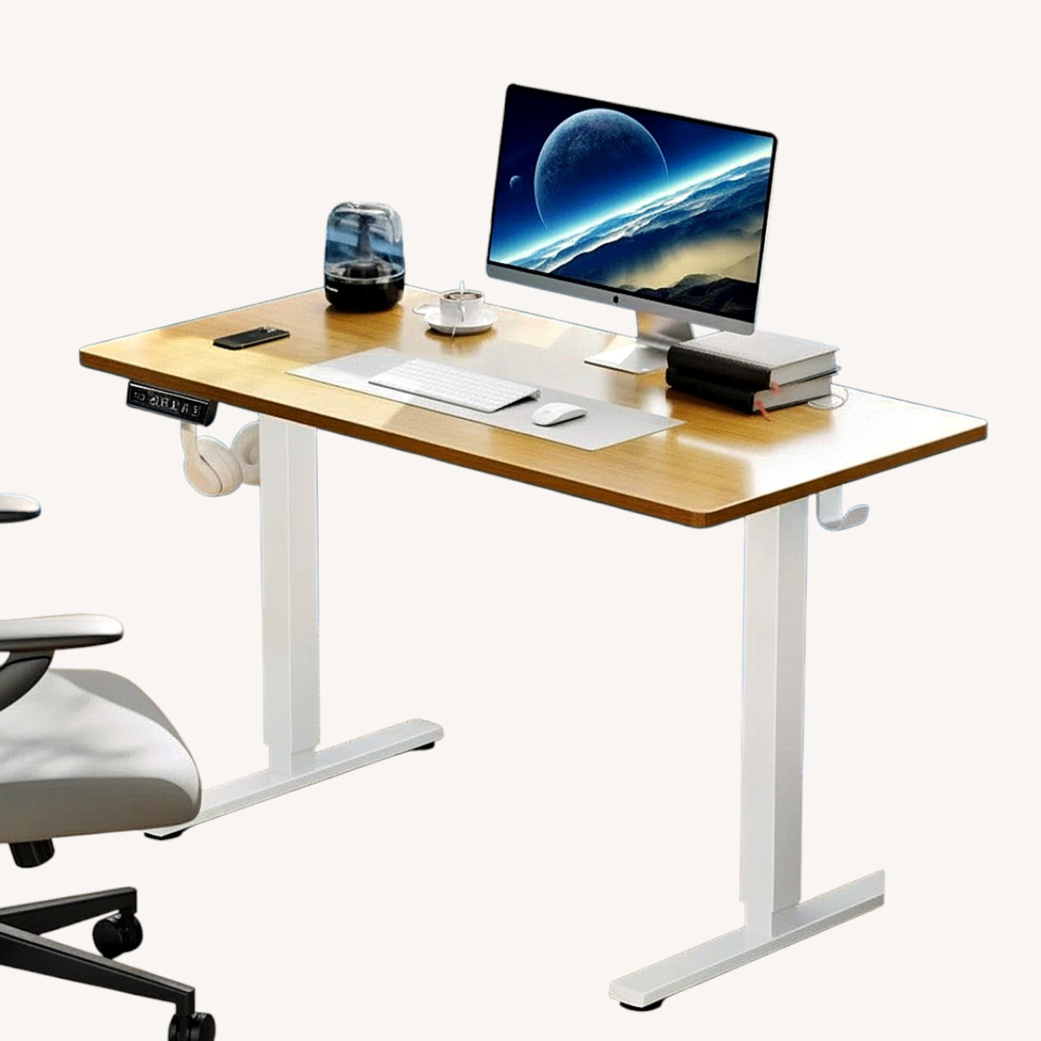 Wayfair Natural Wood Desk - image-5