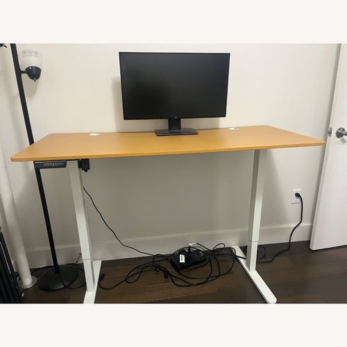 Used Wayfair Natural Wood Desk for sale on AptDeco