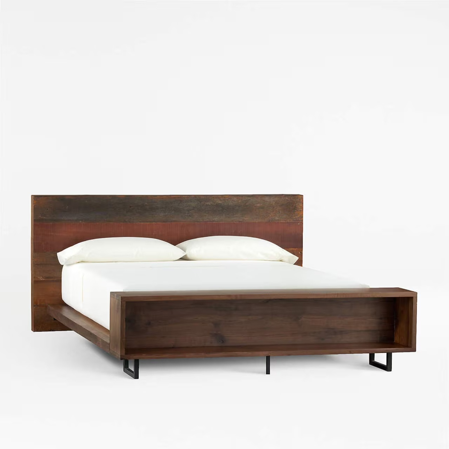 Crate & Barrel Atwood Natural Wood Queen Bed - image-8